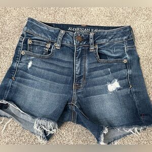 American Eagle Outfitters Blue Denim Shorts Size 2